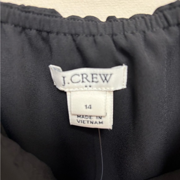 NWT JCrew Guitar Strap Black Tank Size 14 - Picture 2 of 5